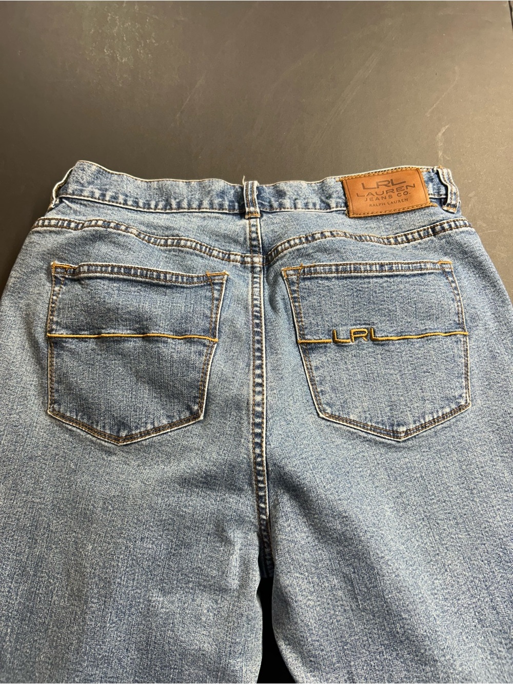 Ralph Lauren Light Wash Straight Leg Jeans, size 6 - Picture 5 of 8